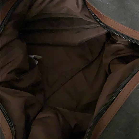 Leaper canvas and leather travel bag. Great shape! - Picture 6 of 8